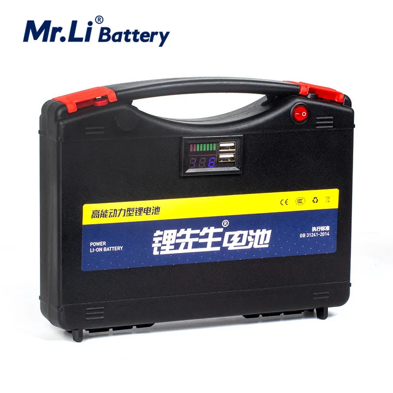 

Mr. Li 12V 32Ah Lithium Rechargeable 18650 Battery Pack For Outdoor Emergency Power Supply Energy Storage Battery