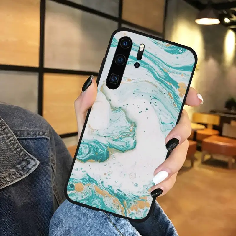 

Love Pink Marble Phone Case Funda For Huawei P9 P10 P20 P30 Lite 2016 2017 2019 plus pro P smart
