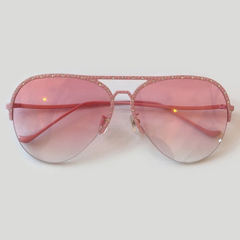 

Женские солнцезащитные очки с металлическими заклепками, брендовые дизайнерские очки UV400