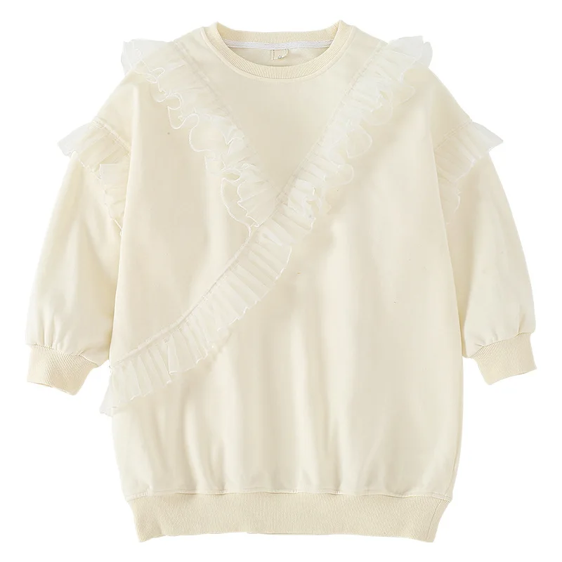 

Girls who long sleeves in the new 2021 cuhk children's clothing of spring the spring and autumn period and the han edition ch