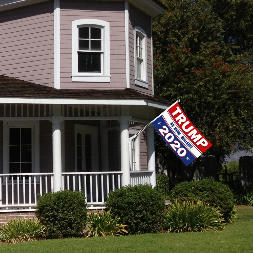 Квадратный ручной флаг декоративный 2020 президент США Трамп американский pattern