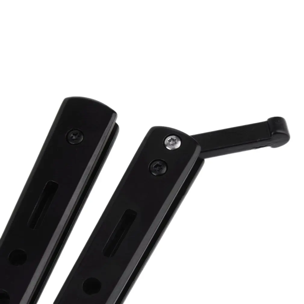

Professional Training Salon Stainless Steel Folding Practice Training Butterfly Style Comb Hand Tool