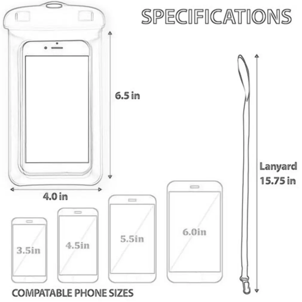 

Waterproof cover touch screen dustproof and anti-settling inflatable mobile phone bag outer packaging bag