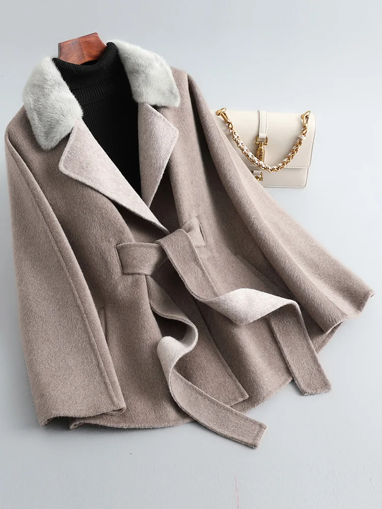 

Two-sided Cashmere Coat for Women