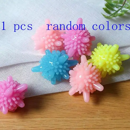 1 pcs random colors Волшебный шарик для стирки, Ловец шерсти для домашних животных, для мытья машинных шариков, Ловец ворса, для вспенивания шерсти и хлопка, для удаления шерсти - Цвет: 1 pcs random colors