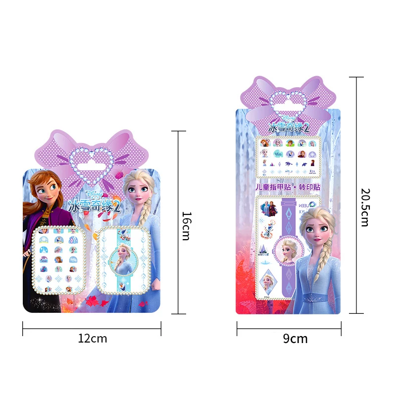 Игрушки для макияжа Холодное сердце 2 Эльза и Анна наклейки ногтей Дисней