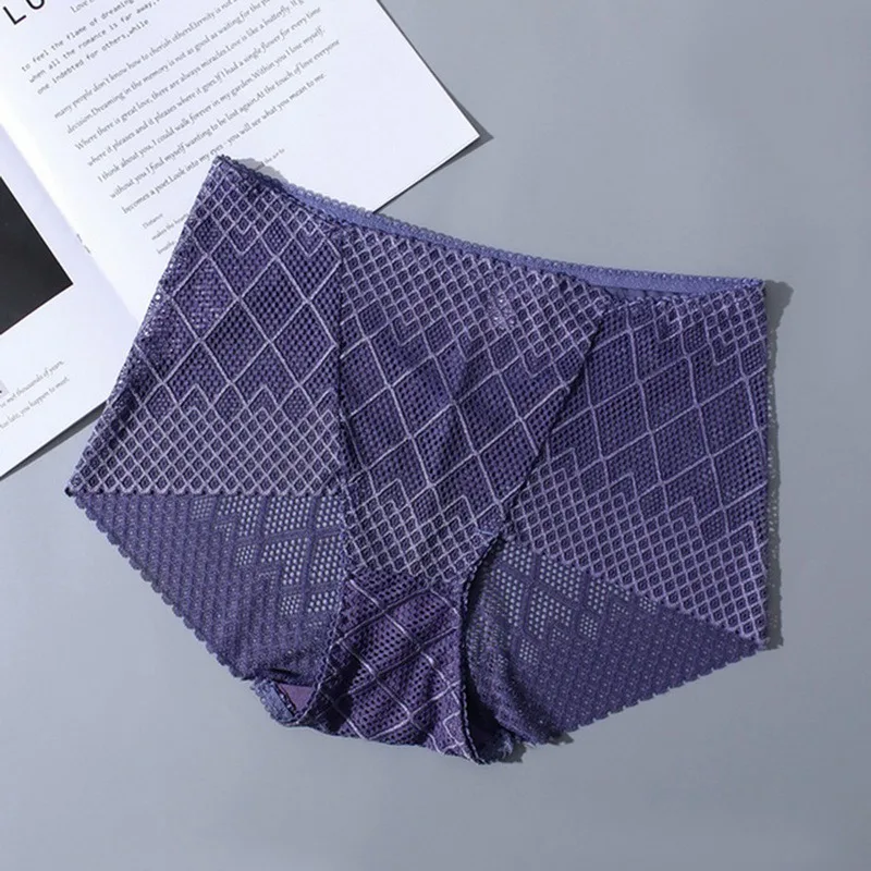 

HEFLASHOR Women's Lace Panties High Elasticity And High Shrinkage Sexy Hollow Skin And Refreshing