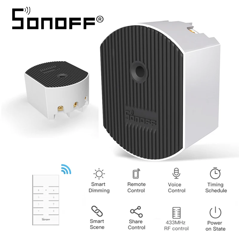 Светодиодный диммер Sonoff D1 433 МГц Радиочастотное управление регулируемая яркость