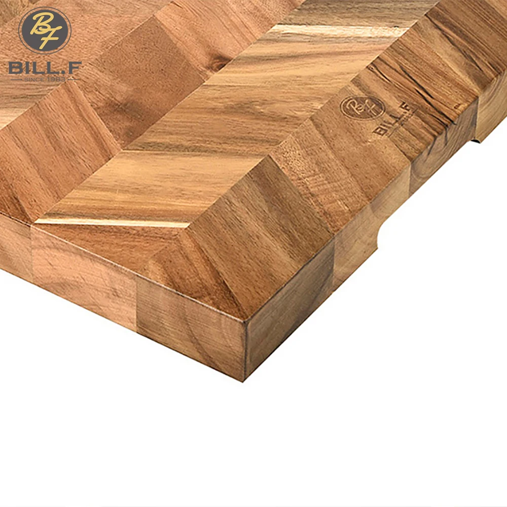

Food Cutting Board Wood Kitchen Board Acacia Wood Chopping Board for Steak Bread Meat Vegetables Cutting Universal 360x240x25mm