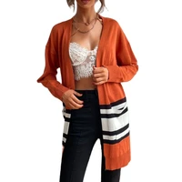 cardigans womens clothing 2021 autumn thin loose slim knitwear long sleeve jacket women sweater coat