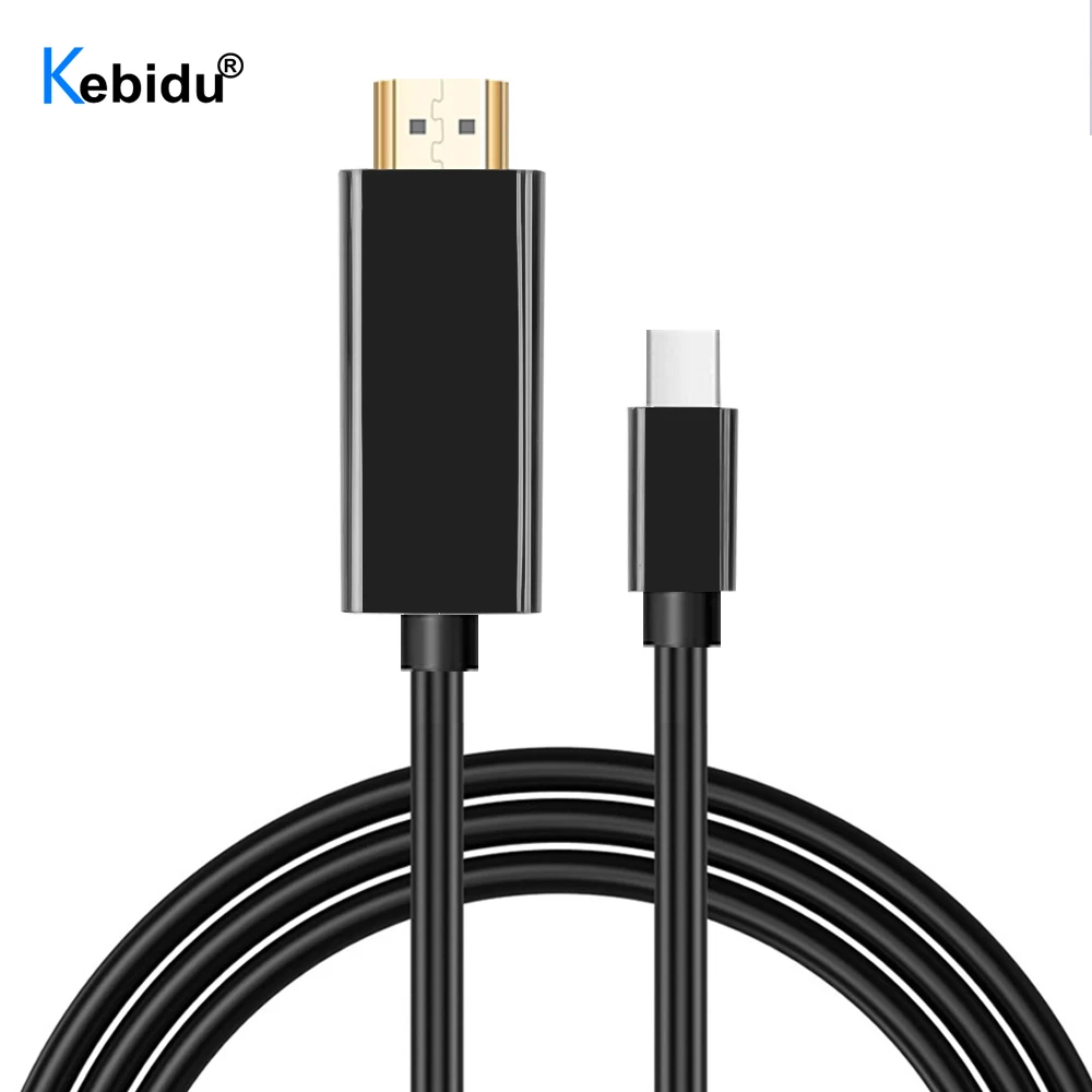 1080P Мини-порт дисплея в HDMI-совместимый кабель проектор ТВ DP 1 4 конвертер порта для