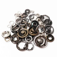 metal prong snap buttons fasteners press studs baby romper buckle snap 50sets4pcs 1set 7 59 511mm