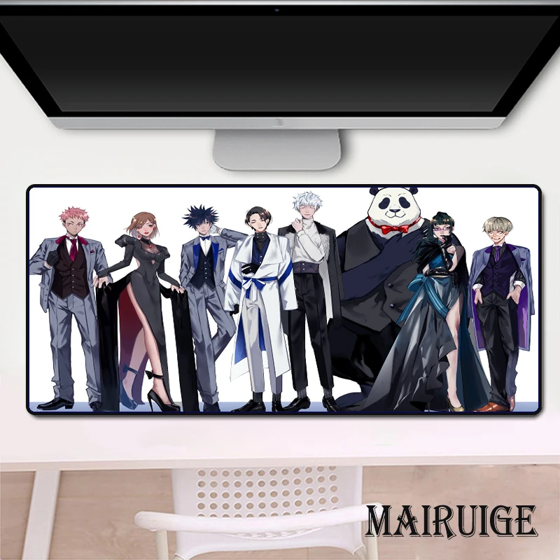 

jujutsu kaisen Japanese anime game office design mouse pad non-slip waterproof beautiful rubber for 300X600 to400X900 x x n x