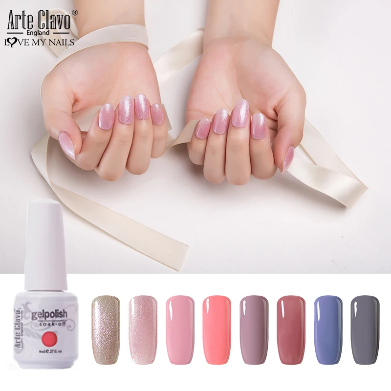 Гель-лак для ногтей Arte Clavo 8 мл полуперманентный Праймер УФ светодиодный гель