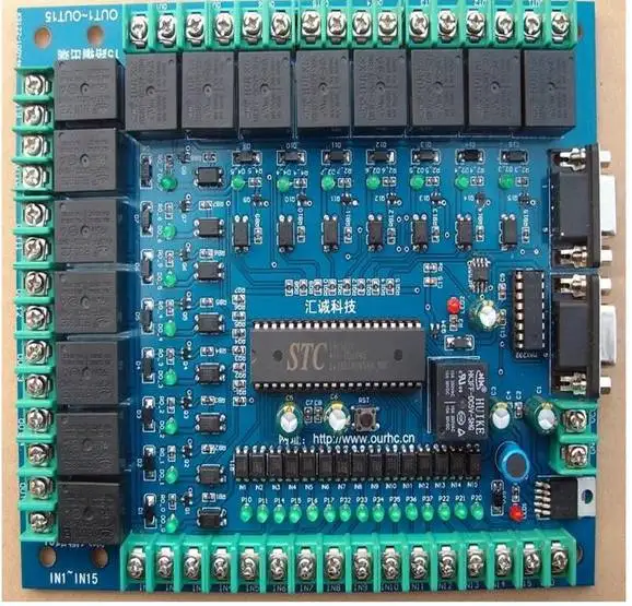 Пятнадцать двойных последовательных портов 12c5a60s2 один чип микрокомпьютер