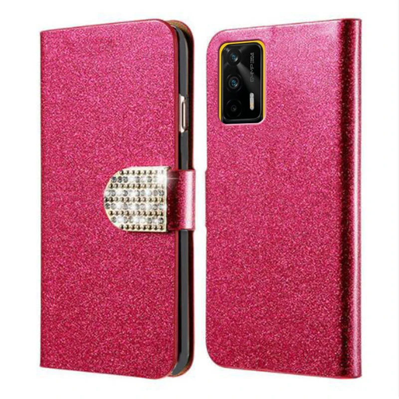

For Fundas Para Realmi Realme 8 Pro C20 C21 V11 V15 5G X7 RMX3092 Wallet Women Case Original Realme GT 5G Smart Phone Coque Etui