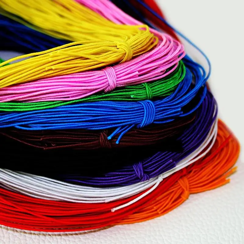 

Hot 1.0MM Strong Stretchy Elastic Rubber Rope String Cord Beading Bracelet/Necklace Drop Shipping
