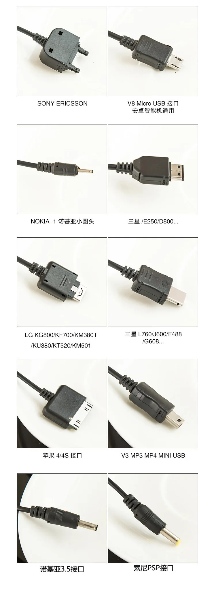 10 в 1 Универсальный Портативный Легкий Многофункциональный USB зарядный кабель Быстрая зарядка совместим с большинством брендовых телефонов