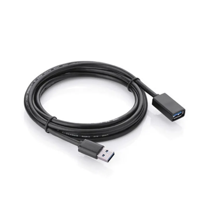Черный ULT-BEST USB к USB удлинитель(USB 3,0 удлинитель) для Oculus Rift, htc Vive, Playstation VR гарнитура и многое другое - Цвет: Черный