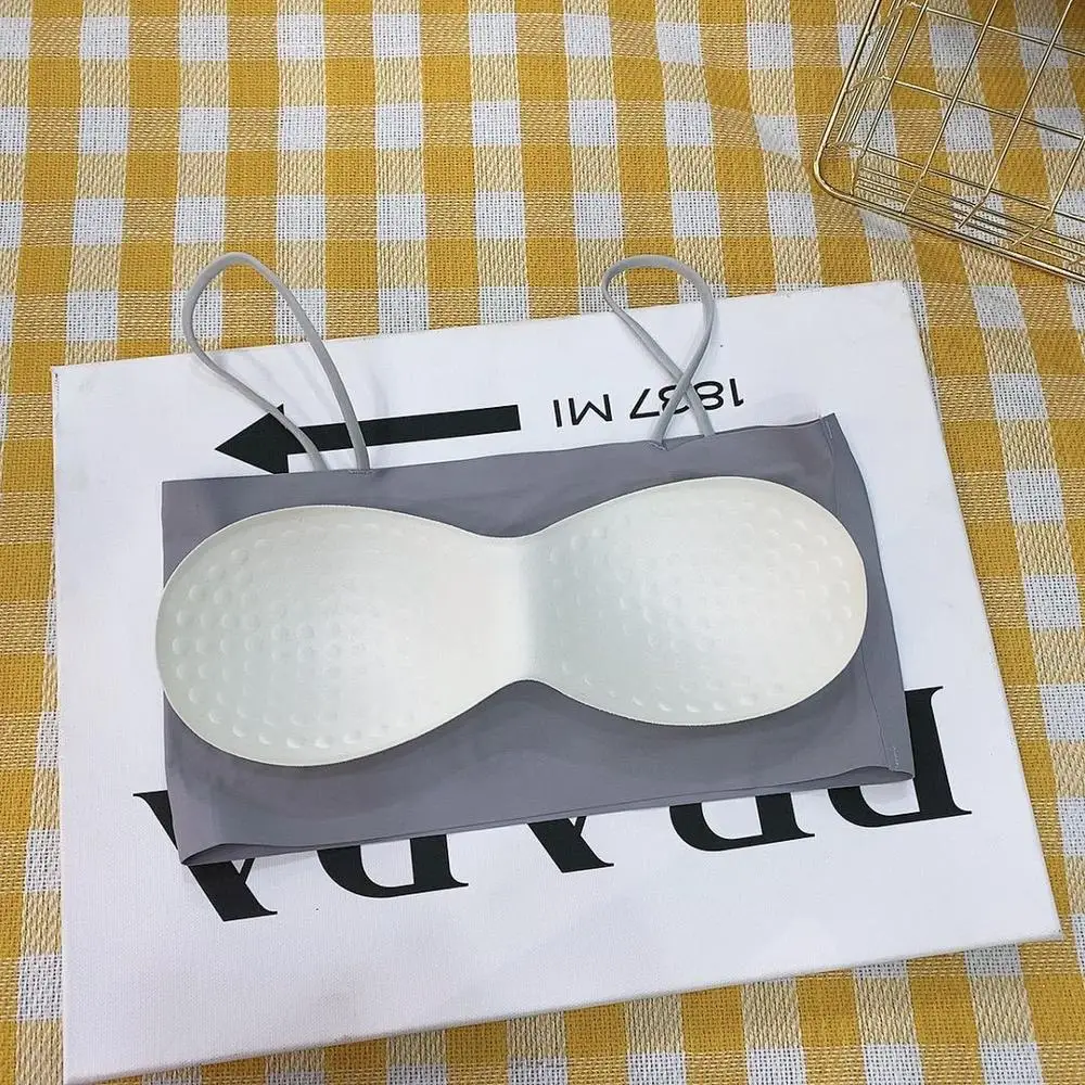 Women Padded Push Up Bras Summer Sexy Lingeries Tube Tops Cotton Sport Bras Underwear