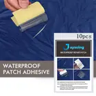 Патчи ремонтные прозрачные самоклеящиеся для надувного бассейна, водонепроницаемая ремонтная лента, 10 шт.