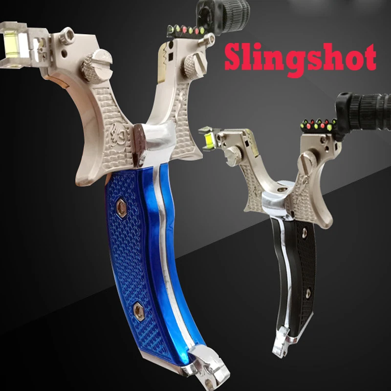 Рогатка из цинкового сплава пружинный планшет быстрого давления плоской кожи с