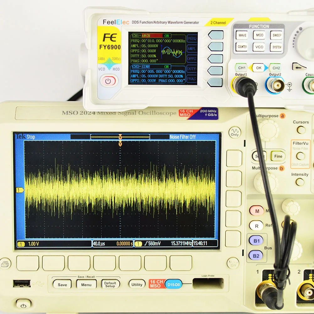 Новые 2 канала DDS генератор сигналов произвольной формы Генератор импульсных