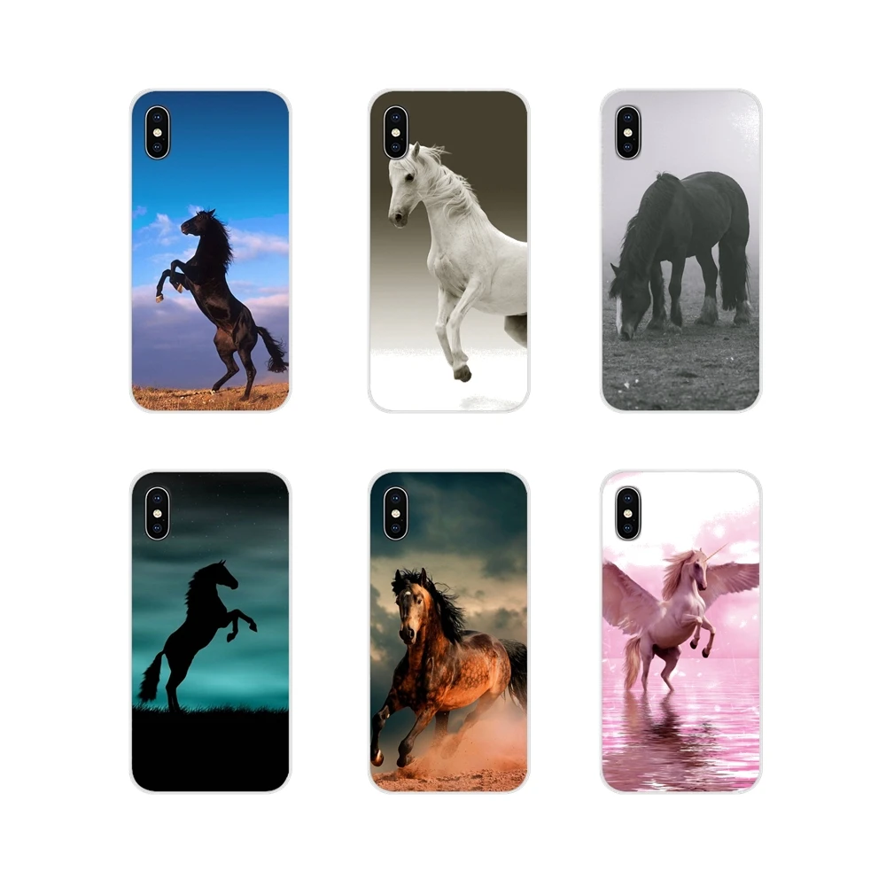 Аксессуары чехлы для телефонов Huawei Honor 4C 5C 6X 7 7A 7C 8 9 10 8C 8S 8X 9X 10I 20 Lite Pro Horse