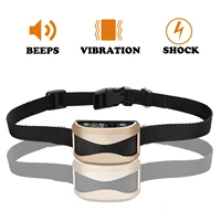 stop dog barking anti bark training collars electric shock collar no bark automatic device chargeable waterproof for dogs