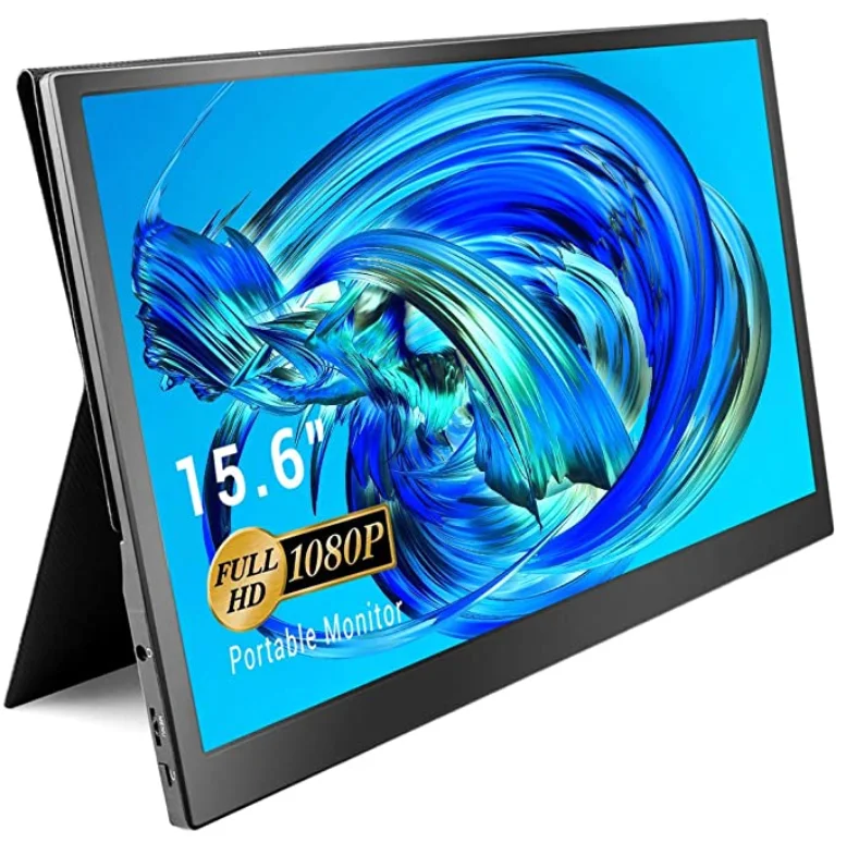 

Портативный монитор Eyoyo, 15,6 дюйма, USB C, Full HD 1080P, второй экран, Компьютерный дисплей с 2 полнофункциональными USB C и 1 минутой