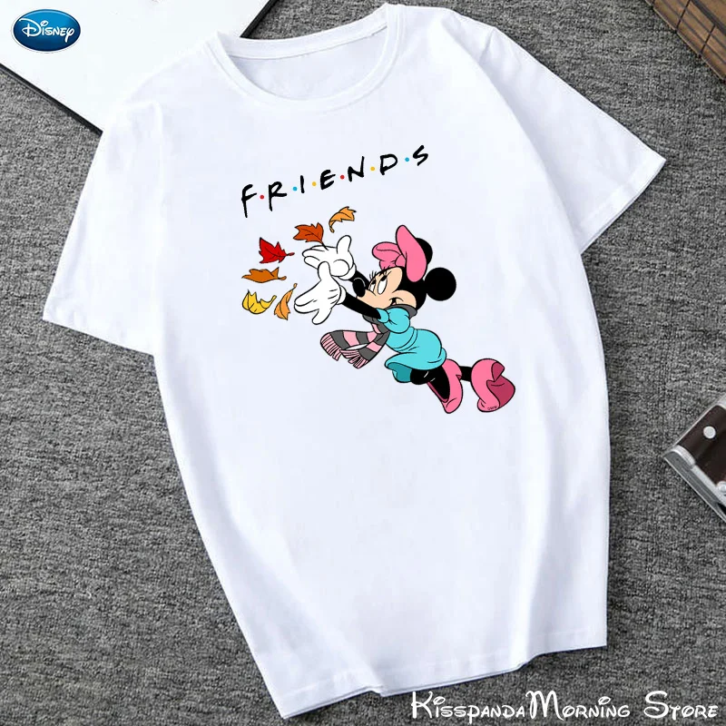 Эстетичная футболка в стиле Харадзюку С мультипликационным принтом Минни Маус