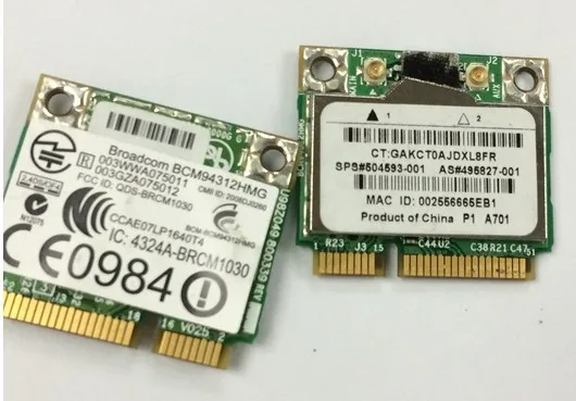 ,   BroadCom BCM94312 MINI PCI-E  Wireless Wlan Card 54M  HP 4411S 4416S 4410S 4415S sps:504593-003