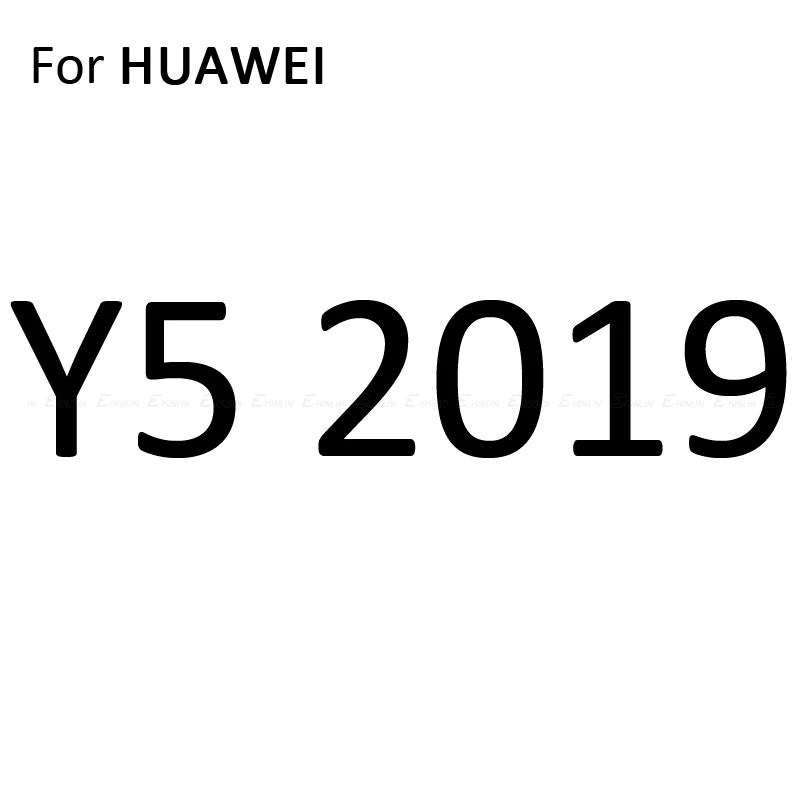 Y5 2019 2 шт. мягкий чехол для задней крышки из Экран протектор для huawei Y9 Y7 Y6 Y5 Pro Prime Lite углеродного волокна Стикеры защитная пленка - Цвет: Y5 2019