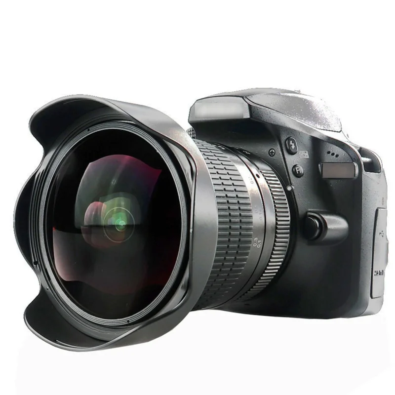 8mm F/3.5 Aspherical Circular Camera Lens Ultra Wide Fisheye Lens for Canon DSLR 550D 650D 750D 77D 80D 1100D Cameras images - 6