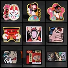 Японские термоклейкие нашивки Хуа Куи с лисьим лицом, сексуальной девушкой, губами, буквами, вышивкой в стиле хип-хоп, нашивка для рок одежды, аксессуары для рукоделия