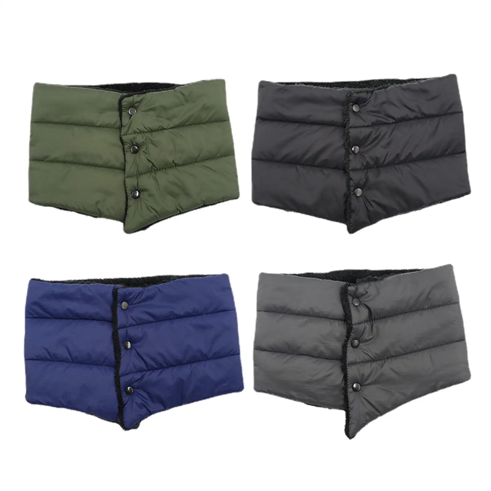 

Solid Winter Women Scarf Warm Down-Cotton Shawl Wraps Shiny Collar Dames Neck