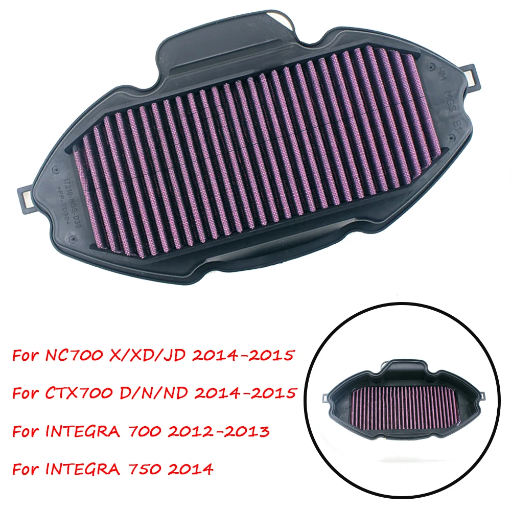 Воздухозаборный фильтр для мотоцикла воздушный из нетканого материала Honda NC700