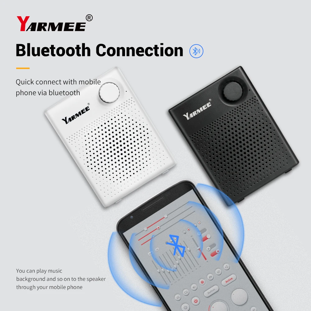 Портативный Bluetooth-усилитель голоса YARMEE Megaphone USB-динамик профессиональный
