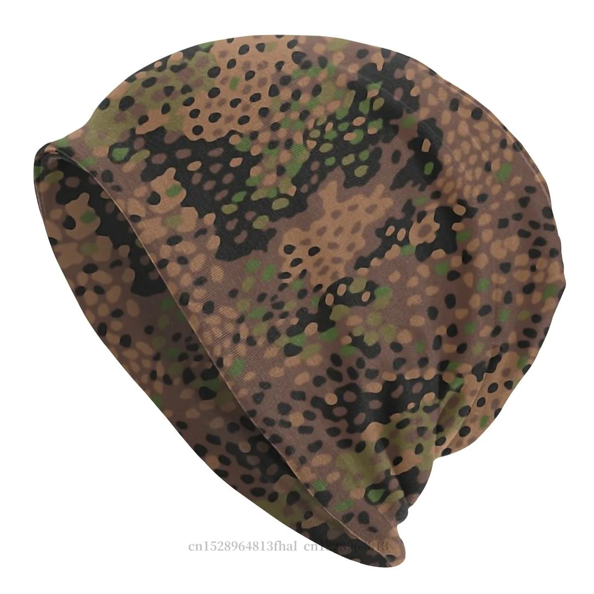 

Bonnet Hats Camo Camouflage Army Men Women's Skullies Beanies Hat M44 Pea Dot Winter Warm Cap Design Caps