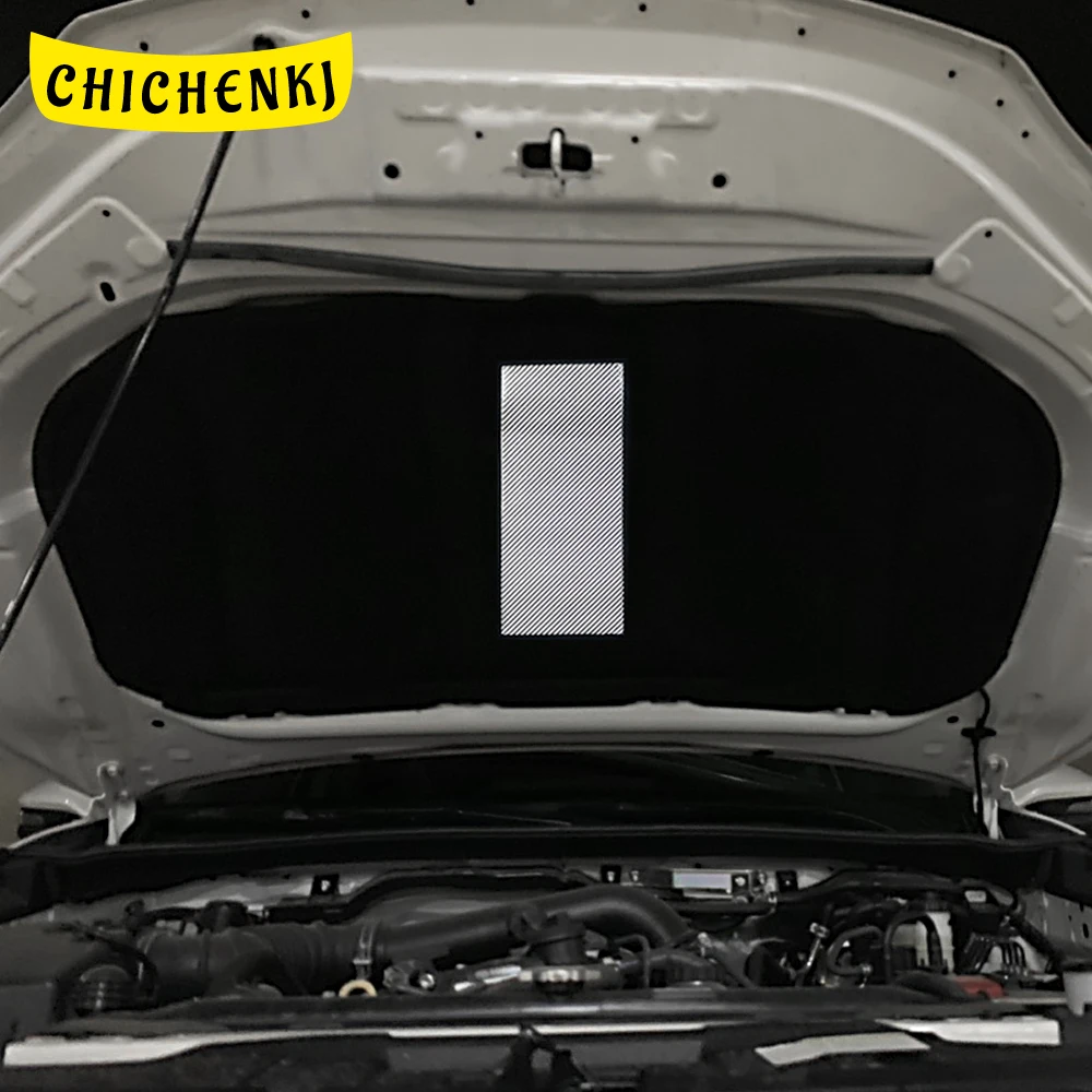 

Для Toyota Fortuner MK2 2016-2021, автомобильная теплоизоляция, шумоизоляция, хлопок, передний капот, коврик для экрана двигателя, коврик, шумоизоляция, а...