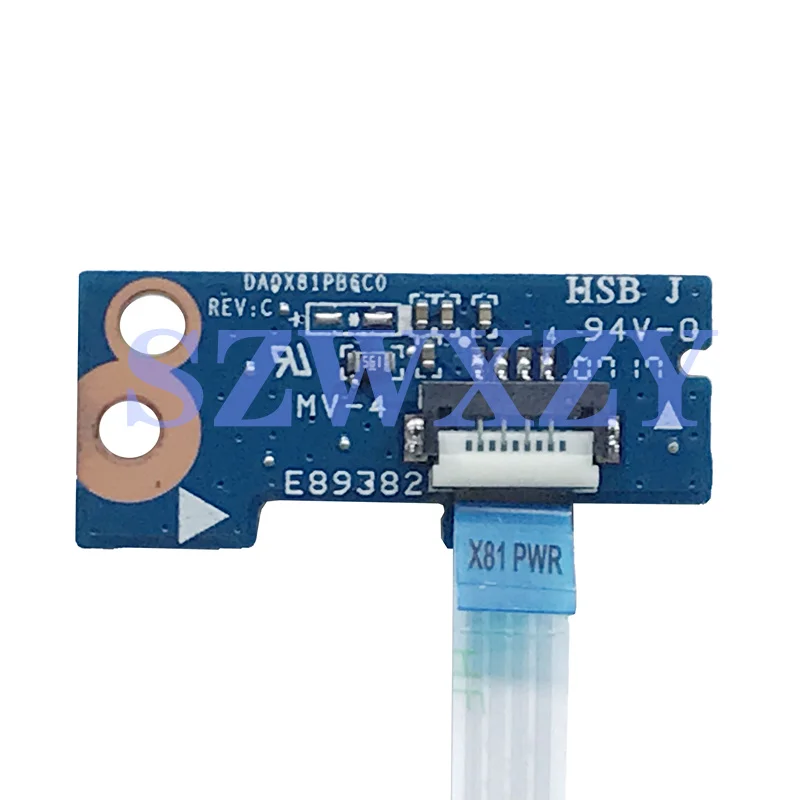 SZWXZY для ноутбука HP 440 G4 плата переключателя питания с кабелем DA0X81PB6C0 100% рабочий |
