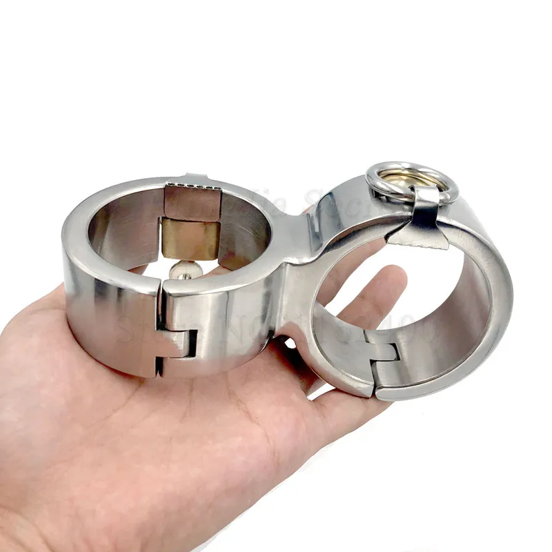 Наручники из нержавеющей стали с замком бандаж наручники фиксаторы скобы игры