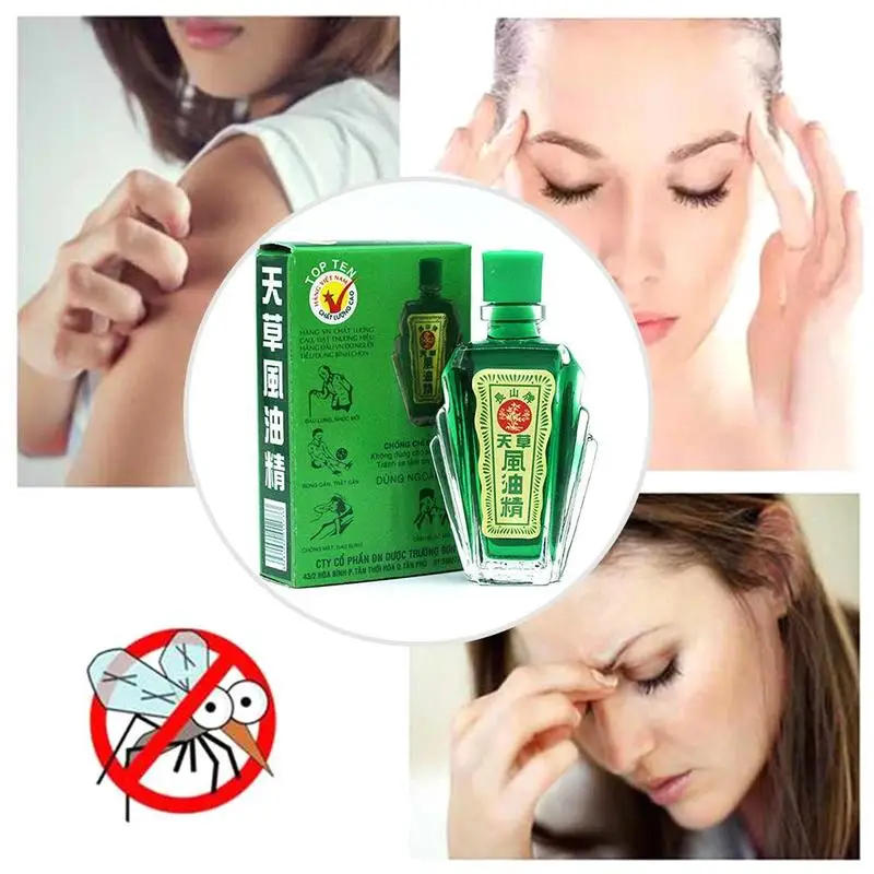 

12ml Balm Refreshing Oil For Headache Dizziness Medicated Oil Fengyoujing Mosquito Repellent Oil Pain Refreshing Oil
