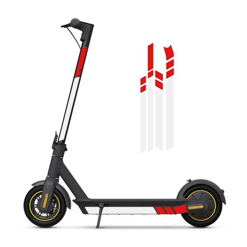 A Электрический скутер Светоотражающая наклейка для ninebot MaxG30 самокат индивидуальная наклейка украшение для скутера - Цвет: A