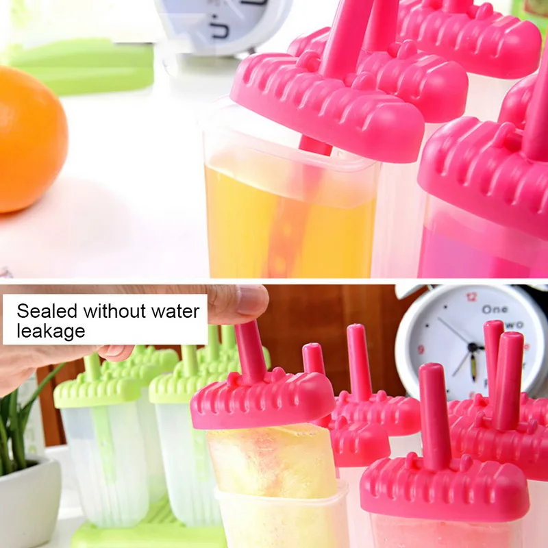 6 ячеек DIY эскимо формы для мороженого кухонные инструменты многоразовые
