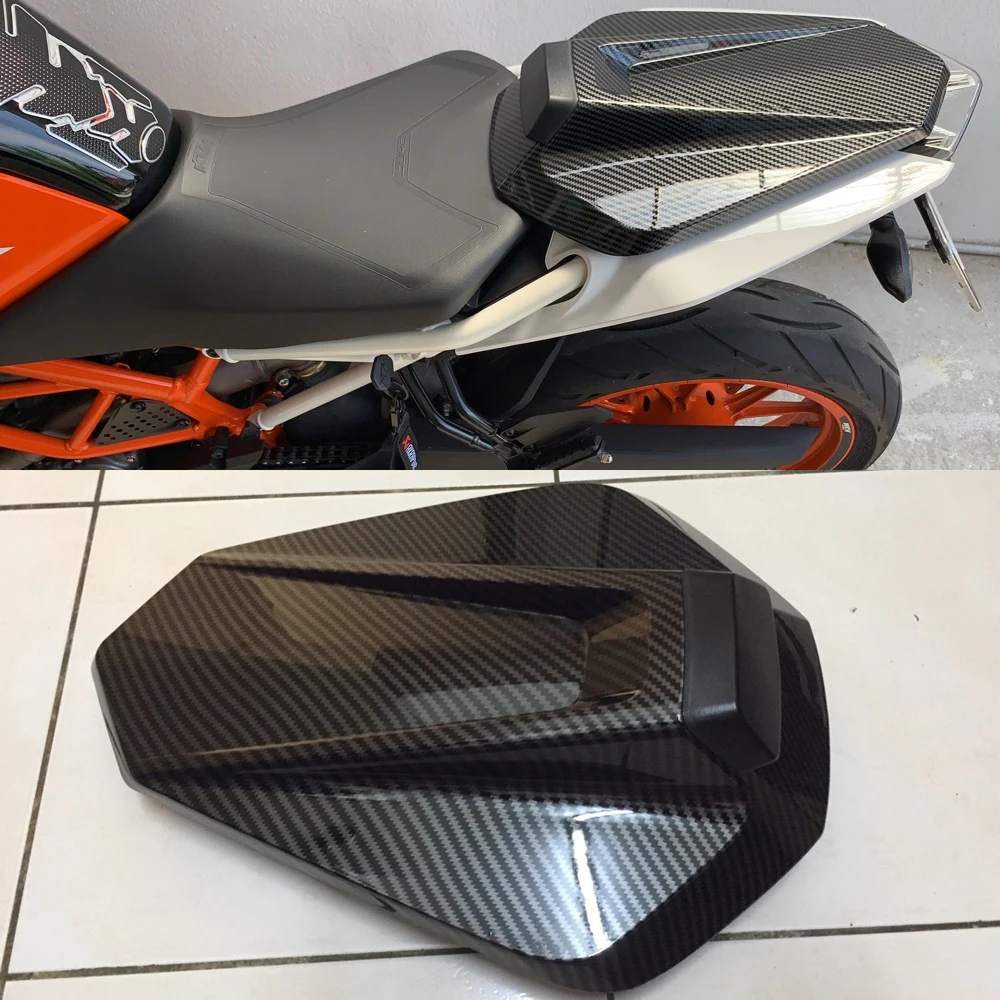 Motorcycle Accessories Seat Cover Cowl Fairing For KTM Duke 390 250 125 2021 2020 2019 18 17 Rear Passenger Pillion Carbon Fiber