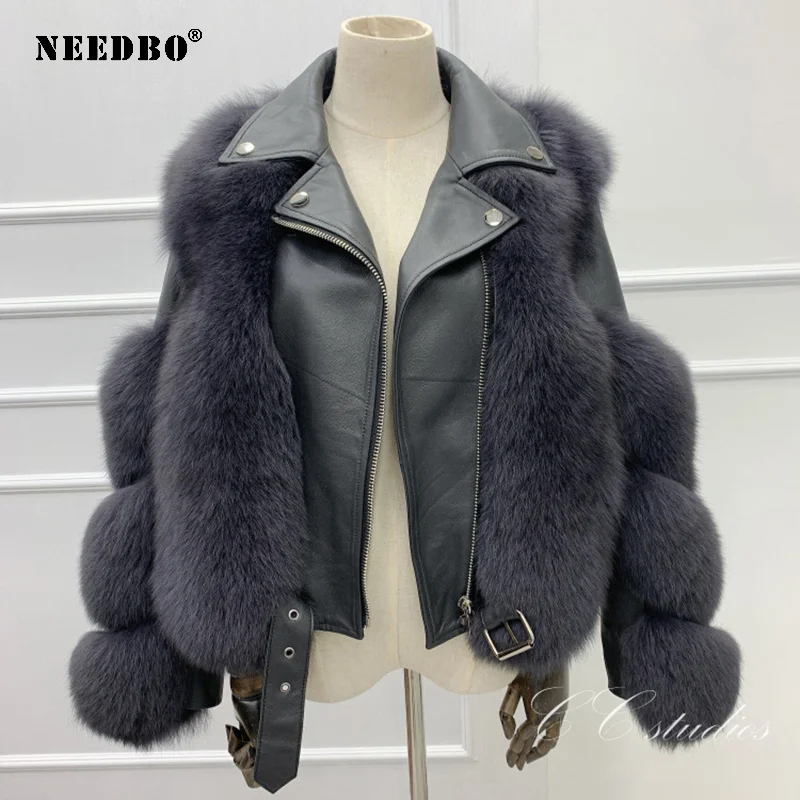 NEEDBO Faux Fur Coat Women Jacket Streetwear Elegant Thick Warm Teddy Jacket Coats Oversize 2020 Motorcycle Chaquetas Outerwear