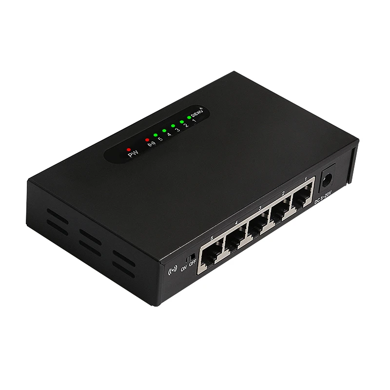DIEWU 10/100 м 5 портов Ethernet Быстрый коммутатор IC + IP175 сетевой В|Сетевые коммутаторы| |