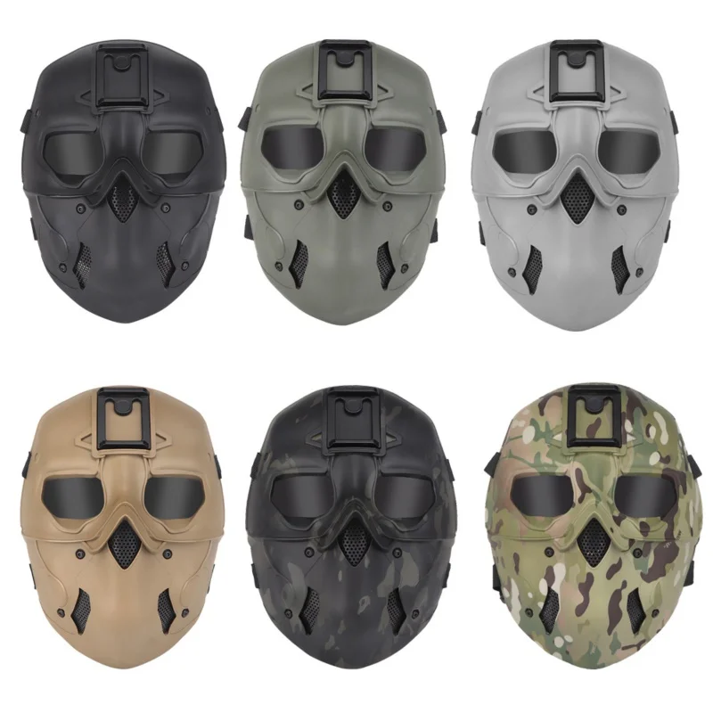 

Outdoor Military Airsoft Shooting Mask Breathable Steel Mesh Hunting Wargame Protective Mask Tactical Face Masks
