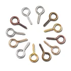 Маленькие миниатюрные шпильки с резьбой, винтовые застежки-крючки для ювелирных изделий сделай сам, аксессуары для бижутерии, 200 шт.лот, DC